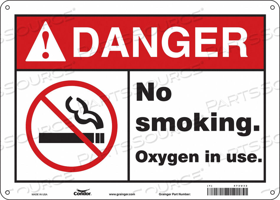 OEM#: 473U32ЗНАК «КУРИТЬ ЗАПРЕЩЕНО» 14 ШX10 В 0,032 ТОЛЩИНА от Condor