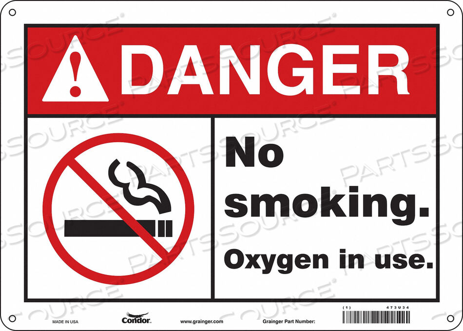 OEM#: 473U34ЗНАК «КУРИТЬ ЗАПРЕЩЕНО» 14 ШX10 В 0,055 ТОЛЩИНА от Condor