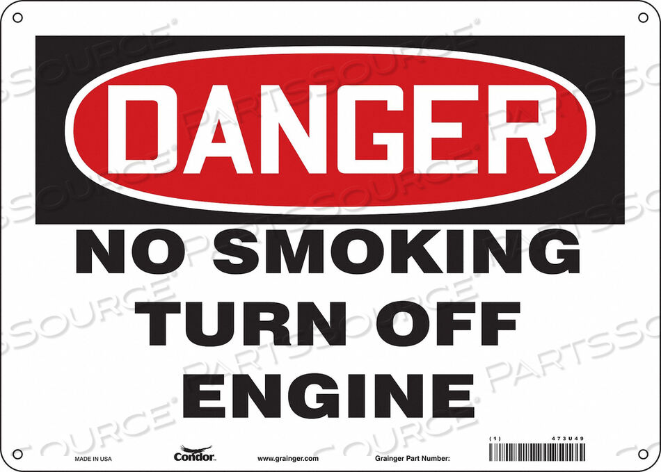 OEM#: 473U49ЗНАК «КУРИТЬ ЗАПРЕЩЕНО» 14 ШX10 В 0,055 ТОЛЩИНА от Condor