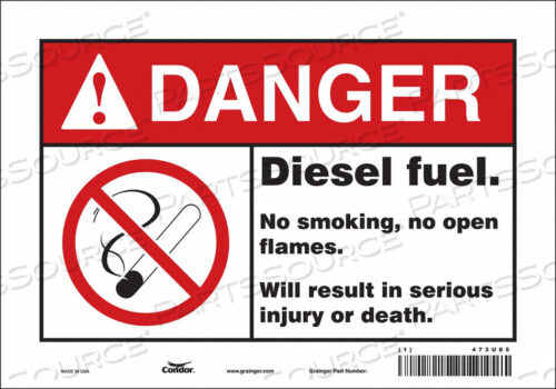 OEM#: 473U85ЗНАК «КУРИТЬ ЗАПРЕЩЕНО» 10 ШX7 В 0,004 ТОЛЩИНА от Condor