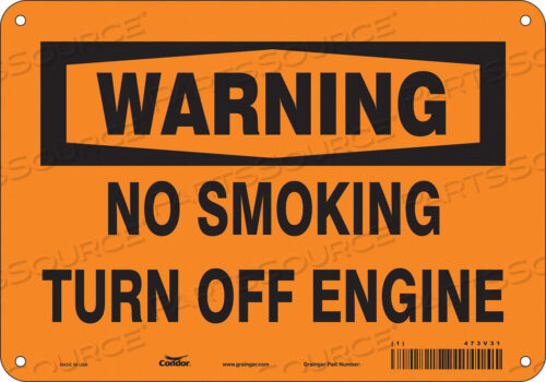 OEM#: 473V31ЗНАК «КУРИТЬ ЗАПРЕЩЕНО» 10 ШX7 В 0,032 ТОЛЩИНА от Condor