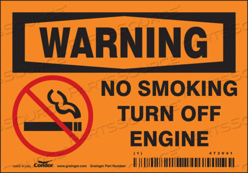 OEM#: 473V41ЗНАК «КУРИТЬ ЗАПРЕЩЕНО» 5 ШX3-1/2 В ТОЛЩИНА 0,004 от Condor