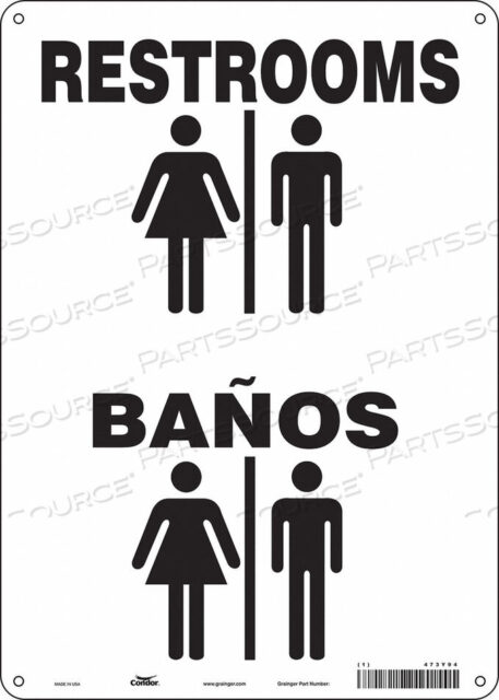 OEM#: 473Y94ЗНАК ТУАЛЕТА 10 Ш 14 В 0,032 ТОЛЩИНА от Condor