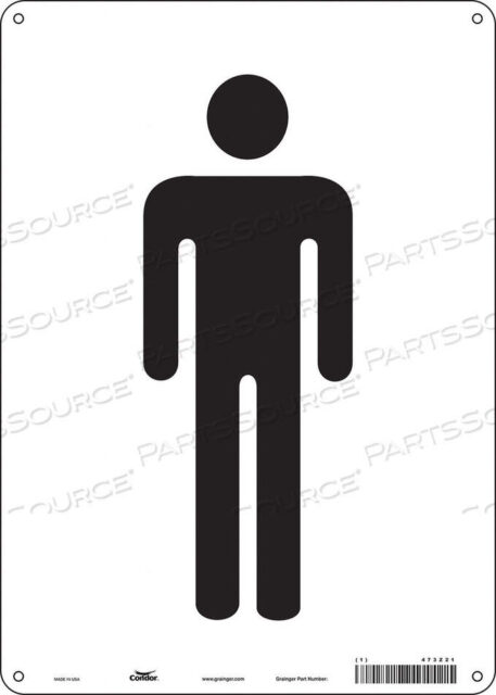 OEM#: 473Z21ЗНАК ТУАЛЕТА 10 Ш 14 В 0,032 ТОЛЩИНА от Condor