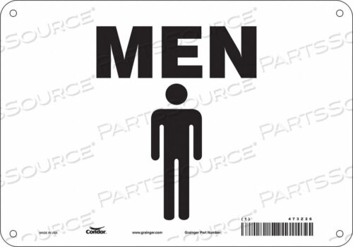 OEM#: 473Z26ЗНАК ТУАЛЕТА 10 Ш 7 В 0,032 ТОЛЩИНА от Condor