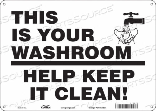 OEM#: 474A05ЗНАК ТУАЛЕТА 14 Ш 10 В 0,032 ТОЛЩИНА от Condor