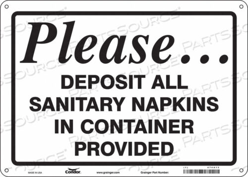 OEM#: 474A13ЗНАК ТУАЛЕТА 14 Ш 10 В 0,055 ТОЛЩИНА от Condor