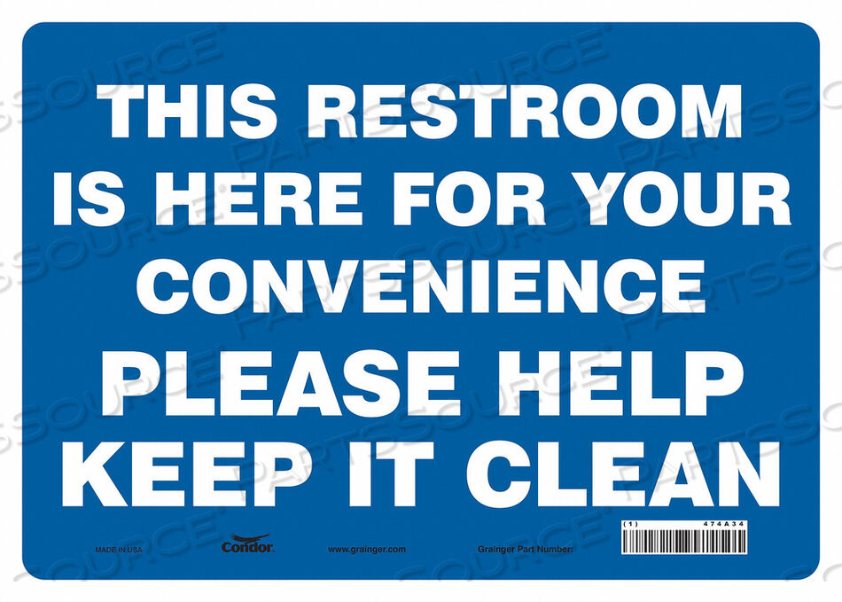 OEM#: 474A34ЗНАК ТУАЛЕТА 14 Ш 10 В 0,004 ТОЛЩИНА от Condor