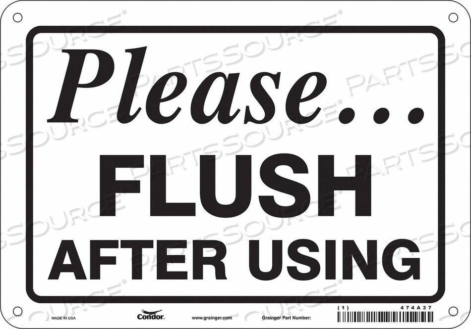 OEM#: 474A37ЗНАК ТУАЛЕТА 10 Ш 7 В 0,055 ТОЛЩИНА от Condor