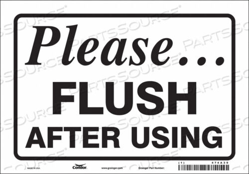 OEM#: 474A39ЗНАК ТУАЛЕТА 10 Ш 7 В 0,004 ТОЛЩИНА от Condor