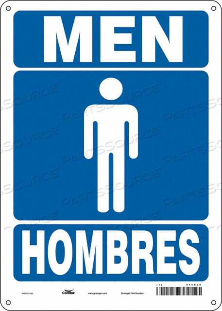 OEM#: 474A50ЗНАК ТУАЛЕТА 10 Ш 14 В 0,055 ТОЛЩИНА от Condor