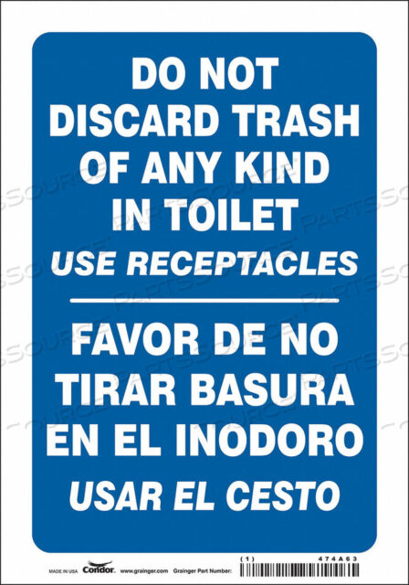 OEM#: 474A63ЗНАК ТУАЛЕТА 7 Ш 10 В 0,004 ТОЛЩИНА от Condor