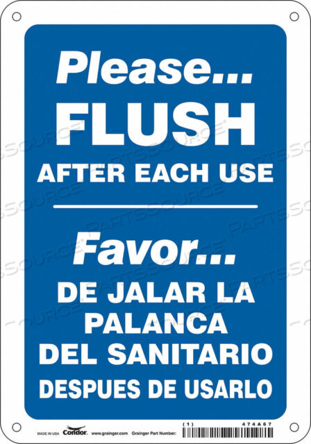 OEM#: 474A67ЗНАК ТУАЛЕТА 7 Ш 10 В 0,055 ТОЛЩИНА от Condor