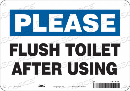 OEM#: 474A87ЗНАК ТУАЛЕТА 10 Ш 7 В 0,032 ТОЛЩИНА от Condor