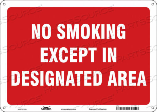 OEM#: 474L86SAFETY SIGN 14 W 10 H 0.055 THICKNESS by Condor