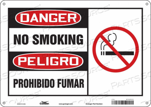 OEM#: 474P33SAFETY SIGN 14 W 10 H 0.055 THICKNESS by Condor