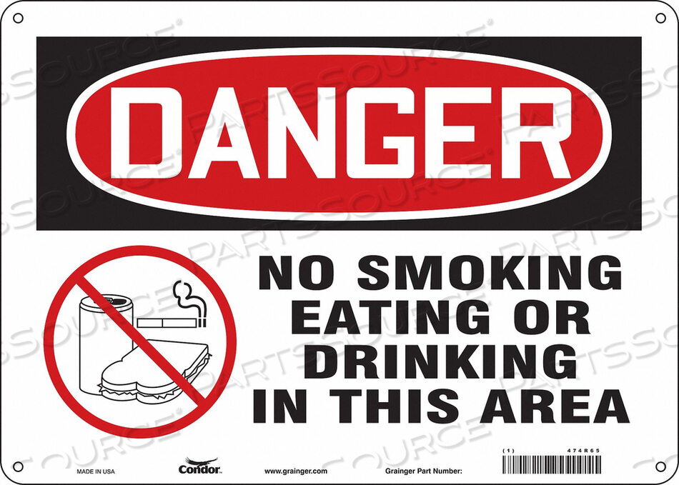 OEM#: 474R65ЗНАК БЕЗОПАСНОСТИ 14 Ш 10 В 0,032 ТОЛЩИНА от Condor