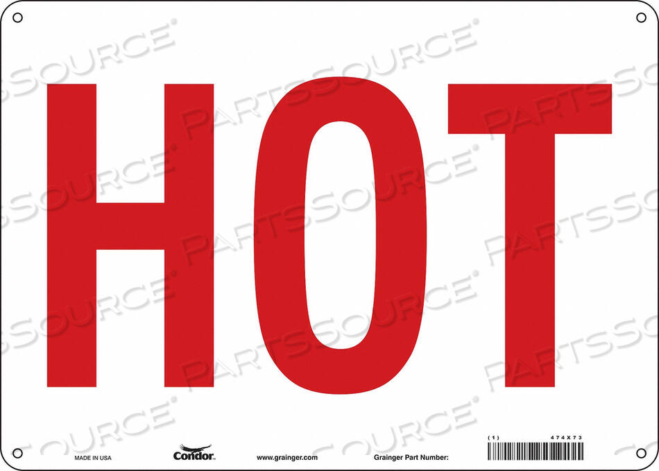 OEM#: 474X73ЗНАК ОПАСНОСТИ 14 Ш X 10 В 0,032 ТОЛЩИНА от Condor