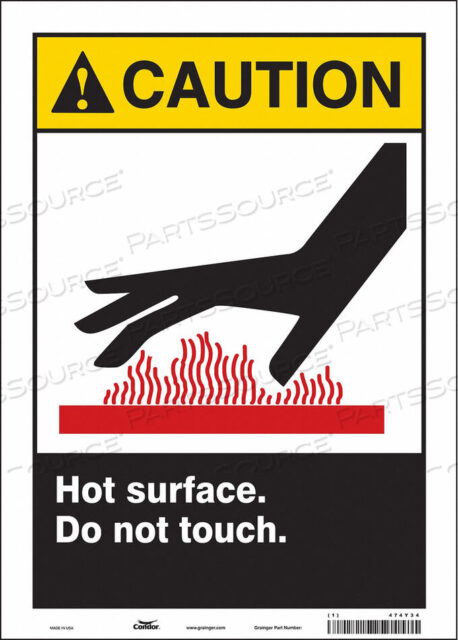 OEM#: 474Y34ЗНАК ОПАСНОСТИ 10 Ш X 14 В 0,004 ТОЛЩИНА от Condor