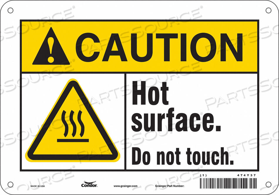 OEM#: 474Y37ЗНАК ОПАСНОСТИ 10 Ш X 7 В 0,055 ТОЛЩИНА от Condor