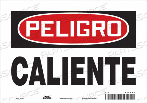 OEM#: 474Y85ЗНАК ОПАСНОСТИ 10 Ш X 7 В 0,004 ТОЛЩИНА от Condor