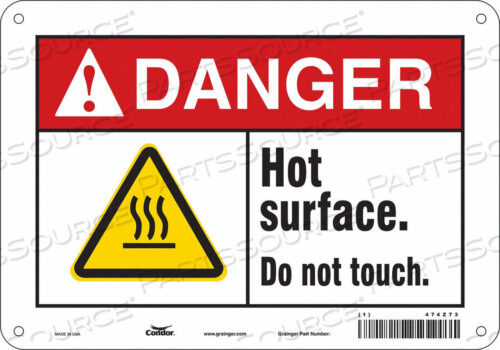 OEM#: 474Z73ЗНАК ОПАСНОСТИ 10 Ш X 7 В 0,055 ТОЛЩИНА от Condor