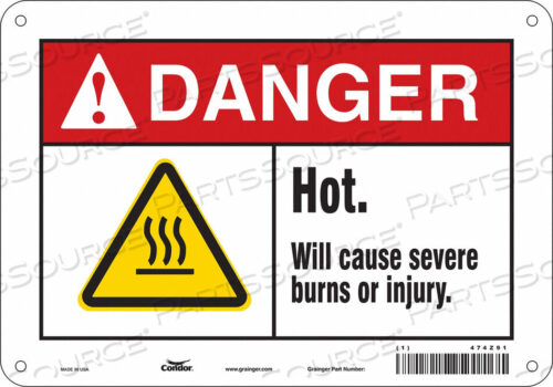 OEM#: 474Z91ЗНАК ОПАСНОСТИ 10 Ш X 7 В 0,032 ТОЛЩИНА от Condor