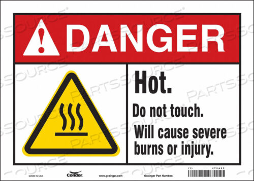 OEM#: 475A05ЗНАК ОПАСНОСТИ 14 Ш X 10 В 0,004 ТОЛЩИНА от Condor