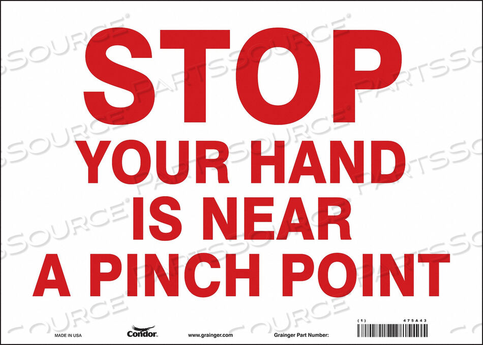 OEM#: 475A43ЗНАК БЕЗОПАСНОСТИ 14 Ш 10 В 0,004 ТОЛЩИНА от Condor