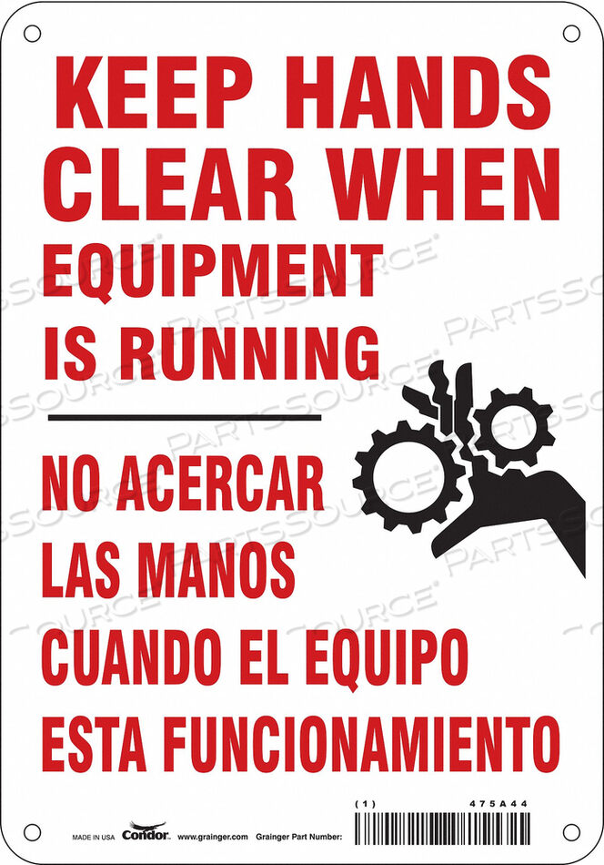 OEM#: 475A44ЗНАК БЕЗОПАСНОСТИ 7 Ш 10 В 0,032 ТОЛЩИНА от Condor