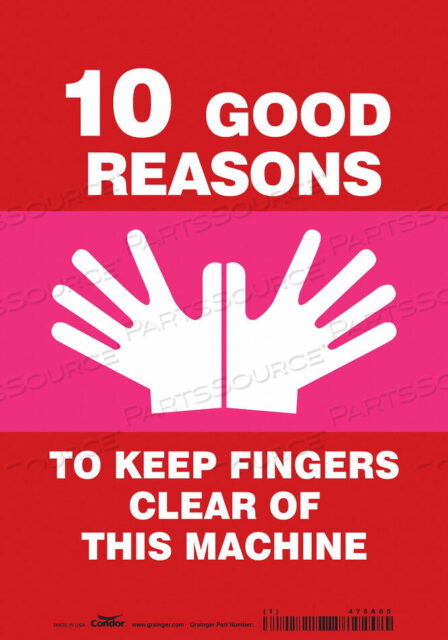 OEM#: 475A55ЗНАК БЕЗОПАСНОСТИ 7 Ш 10 В 0,004 ТОЛЩИНА от Condor