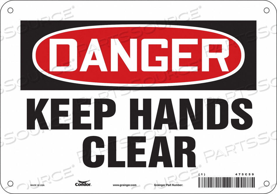 OEM#: 475C59ЗНАК БЕЗОПАСНОСТИ 10 Ш 7 В 0,055 ТОЛЩИНА от Condor