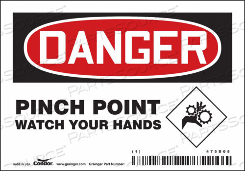 OEM#: 475D08J6942 ЗНАК БЕЗОПАСНОСТИ 5 Ш 3-1/2 В 0,004 ТОЛЩИНА от Condor