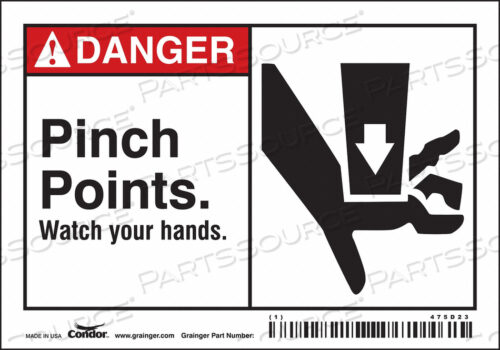 OEM#: 475D23J6943 ЗНАК БЕЗОПАСНОСТИ 5 Ш 3-1/2 В 0,004 ТОЛЩИНА от Condor