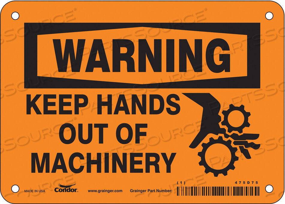 OEM#: 475D75ЗНАК БЕЗОПАСНОСТИ 7 Ш 5 В 0,032 ТОЛЩИНА от Condor