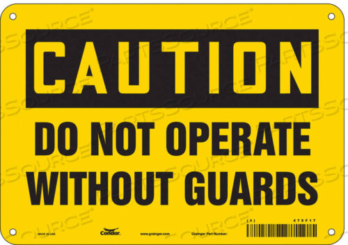 OEM#: 475F17J6948 ЗНАК БЕЗОПАСНОСТИ 10 ШX7 В 0,032 ТОЛЩИНА от Condor