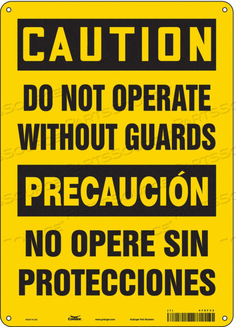 OEM#: 475F33ЗНАК БЕЗОПАСНОСТИ 10 ШX14 В 0,032 ТОЛЩИНА от Condor