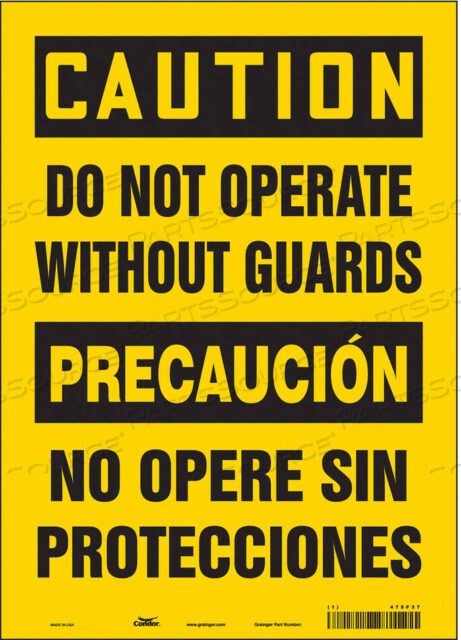 OEM#: 475F37ЗНАК БЕЗОПАСНОСТИ 10 ШX14 В 0,004 ТОЛЩИНА от Condor