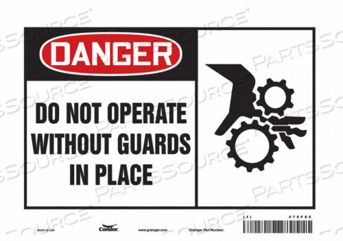 OEM#: 475F80ЗНАК БЕЗОПАСНОСТИ 10 ШX7 В 0,004 ТОЛЩИНА от Condor