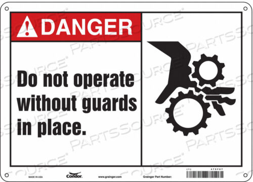 OEM#: 475F87J6923 ЗНАК БЕЗОПАСНОСТИ 14 ШX10 В 0,032 ТОЛЩИНА от Condor