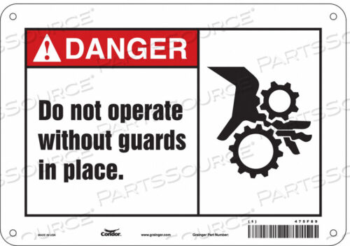 OEM#: 475F89J6923 ЗНАК БЕЗОПАСНОСТИ 10 ШX7 В 0,055 ТОЛЩИНА от Condor