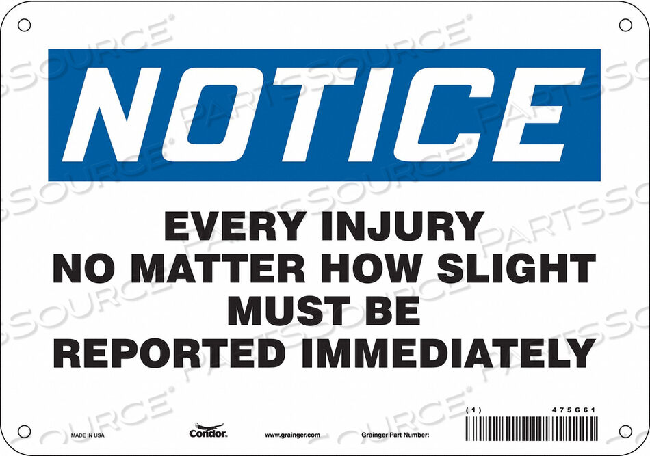 OEM#: 475G61ЗНАК БЕЗОПАСНОСТИ 10 Ш 7 В 0,055 ТОЛЩИНА от Condor