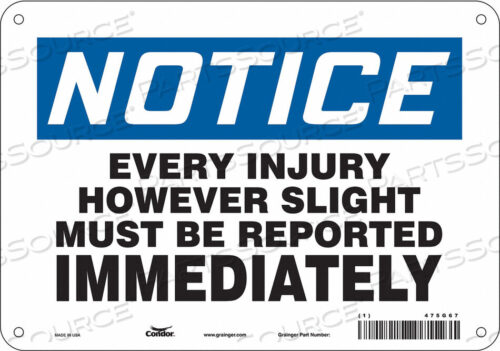 OEM#: 475G67ЗНАК БЕЗОПАСНОСТИ 10 Ш 7 В 0,055 ТОЛЩИНА от Condor