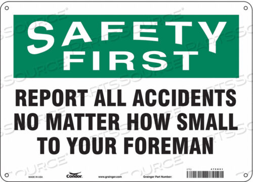 OEM#: 475H01J7028 ЗНАК БЕЗОПАСНОСТИ 14 Ш 10 В 0,032 ТОЛЩИНА от Condor