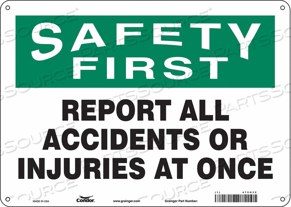 OEM#: 475H32ЗНАК БЕЗОПАСНОСТИ 14 Ш 10 В 0,032 ТОЛЩИНА от Condor