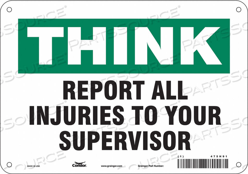 OEM#: 475H91ЗНАК БЕЗОПАСНОСТИ 10 Ш 7 В 0,032 ТОЛЩИНА от Condor