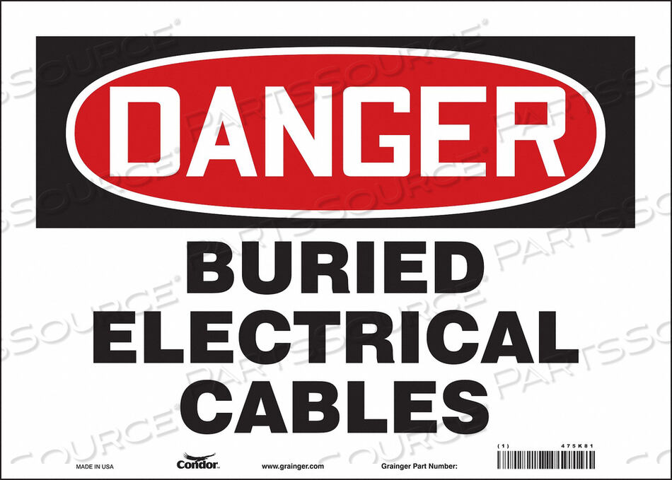 OEM#: 475K81ЗНАК БЕЗОПАСНОСТИ 14 Ш 10 В 0,004 ТОЛЩИНА от Condor