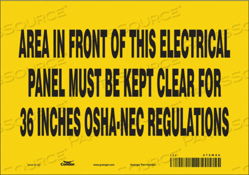 OEM#: 475M86ЗНАК БЕЗОПАСНОСТИ 10 Ш 7 В 0,004 ТОЛЩИНА от Condor