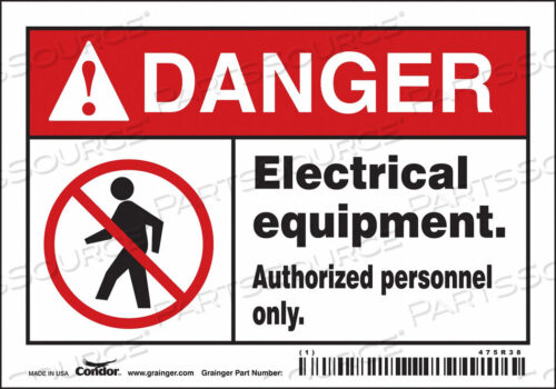 OEM#: 475R38ЗНАК БЕЗОПАСНОСТИ 5 Ш 3-1/2 В 0,004 ТОЛЩИНА от Condor