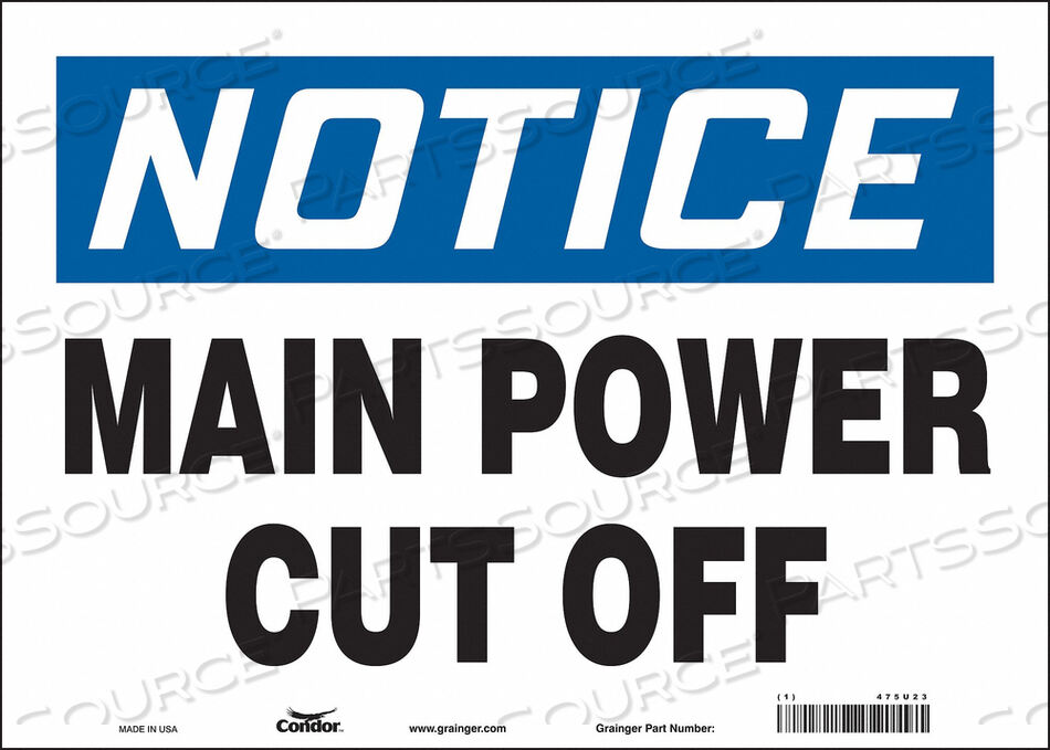 OEM#: 475U21ЗНАК БЕЗОПАСНОСТИ 10 Ш 7 В 0,055 ТОЛЩИНА от Condor